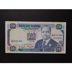 Kenya 20 Shillings 1990 Unc