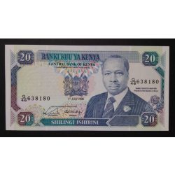 Kenya 20 Shillings 1990 Unc