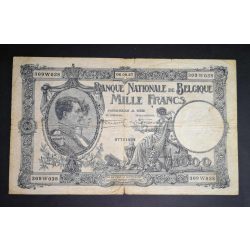 Belgium 1000 Francs 1927 VG+