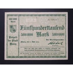 Germany 500000 Mark Mainz 1923 VF 