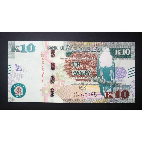 Zambia 10 Kwacha 2022 Unc