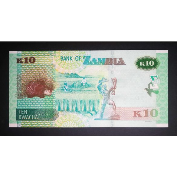Zambia 10 Kwacha 2022 Unc