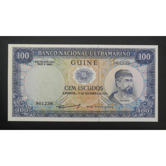 Portugál-Guinea 100 Escudos 1971 UNC 