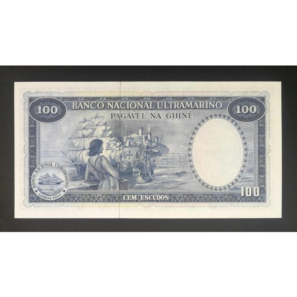Portugál-Guinea 100 Escudos 1971 UNC 