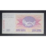 Bosnia and Herzegovina 10000 Dinara 1993 XF