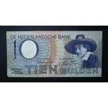 Netherlands 10 Gulden 1943 VF