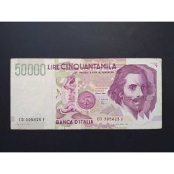 Olaszország 50000 Lire 1992 VG+