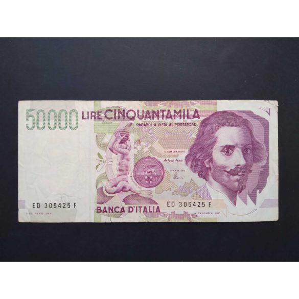 Italy 50000 Lire 1992 F-