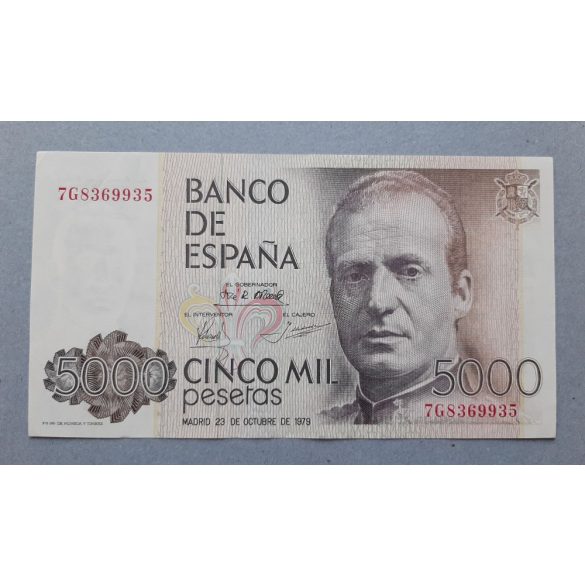 Spain 5000 Pesetas 1979 XF+