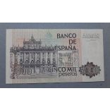 Spain 5000 Pesetas 1979 XF+
