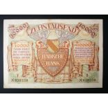 Germany 10000 Mark Mannheim 1923 VF+
