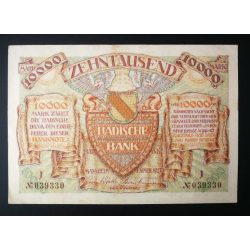 Germany 10000 Mark Mannheim 1923 VF+