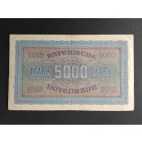 Germany 5000 Mark München 1922 VF
