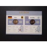 EU 2 Euro 2 db-os emlékérme szett Unc