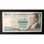Turkey 50000 Lira 1995 UNC