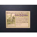 Austria 50 Heller 1920 Unc Waldzell