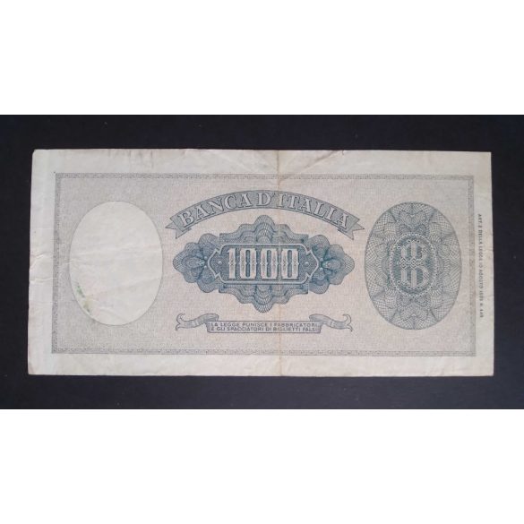 Italy 1000 Lire 1947 F