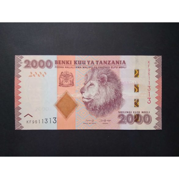 Tanzania 2000 Shillings 2020 UNC