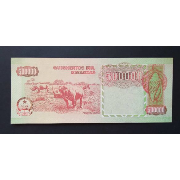 Angola 500000 Kwanzas 1991 Unc