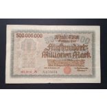 Germany 500 Million Mark Köln 1923 VF-