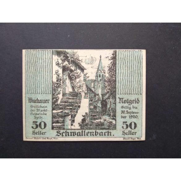 Austria 50 Heller 1920 Unc Schwallenbach