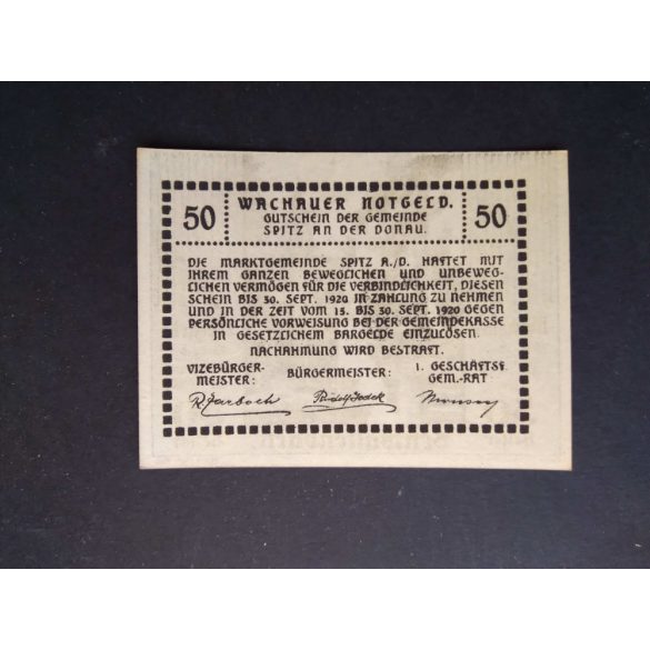 Austria 50 Heller 1920 Unc Schwallenbach