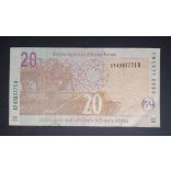 South Africa 20 Rand 2005 F