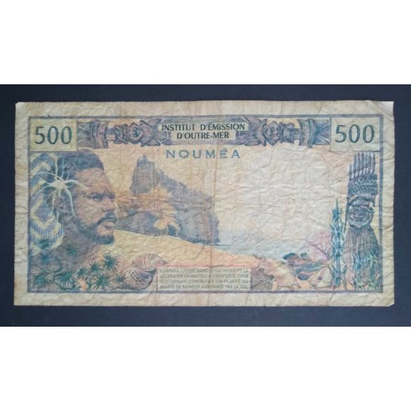 New Caledonia 500 Francs 1981 VG+