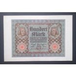 Germany 100 Mark 1920 Aunc+