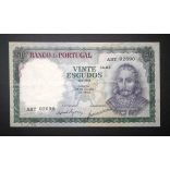 Portugália 20 Escudos 1960 VF