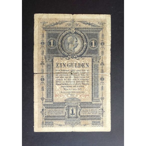 Austria-Hungary 1 Forint/1 Gulden 1882 VG