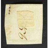 Magyarország 1863/64 Könyvnyomat 15 Kr. PESTH kivágáson H