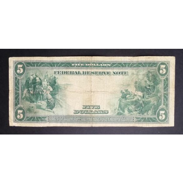 USA 5 Dollars 1914 F