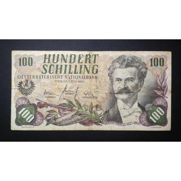 Ausztria 100 Schilling 1960 F-
