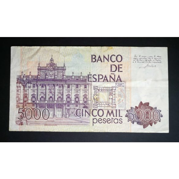 Spain 5000 Pesetas 1979 F+