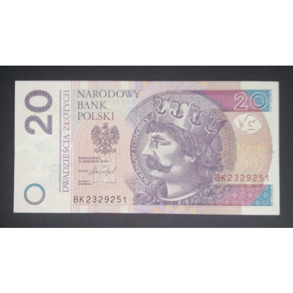 Lengyelország 20 Zlotych 2016 Aunc