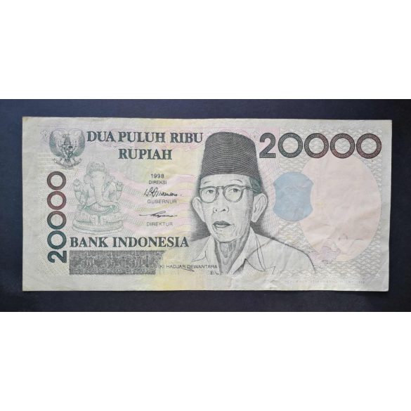 Indonesia 20000 Rupiah 1998/2001 F