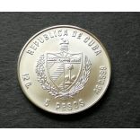 Cuba 5 Pesos 1980 Silver UNC, Commemorative coin
