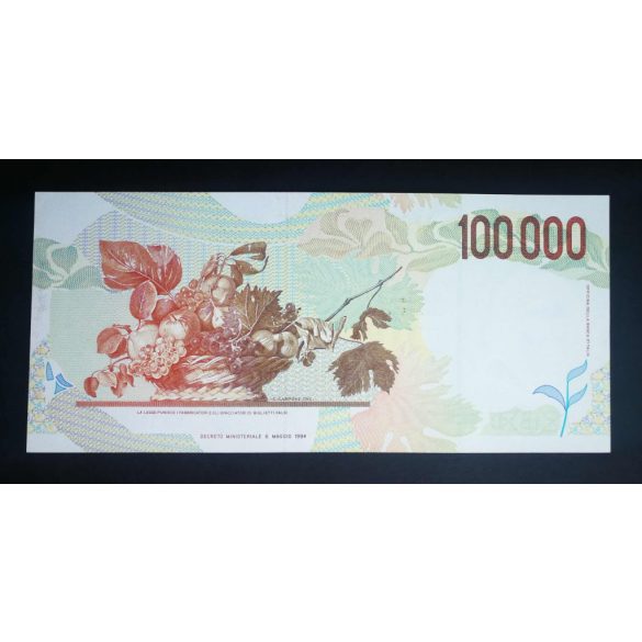 Italy 100000 Lire 1994 Unc-