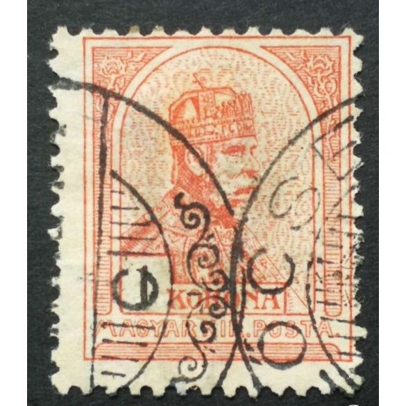 Hungary 1900 King Franz Joseph 1 K. perf. 12 : 11 3/4 LŐCSE used