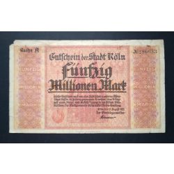 Németország 50 Millió Mark Köln 1923 VG