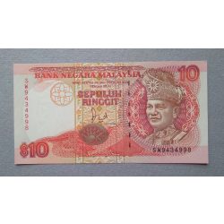 Malajzia 10 Ringgit 1989 UNC