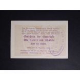 Austria 10 Heller 1920 Unc Weinzierl