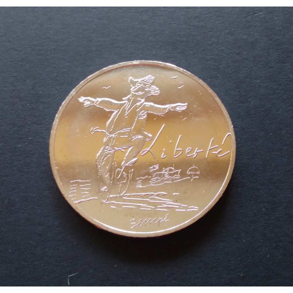 France 10 Euro 2014 Liberty commemorative coin in decorative packaging