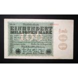 Germany 100 million Mark 1923 VF