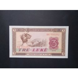 Albania 3 Leke 1976 Unc