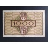 Germany 1000 Mark Bamberg 1922 VF