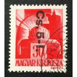 Magyarország 1946 Betűs-szöveges I. Cs.5-I, pecsételt I 