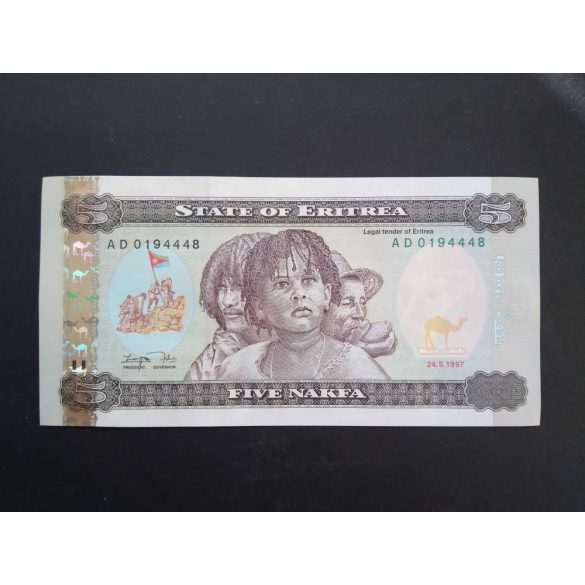 Eritrea 5 Nakfa 1997 UNC 