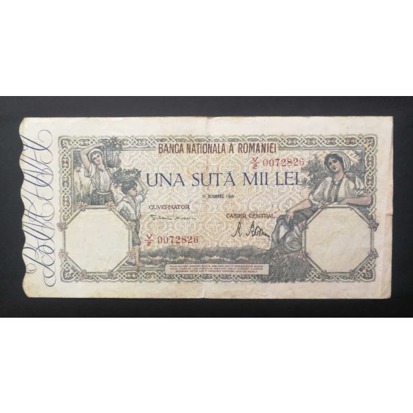 Romania 100000 Lei 1946 VF